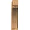 Ekena Millwork Thorton Block Rough Sawn Outlooker, Western Red Cedar, 8"W x 28"D x 34"H OUT08X28X34THR05RWR - alternate 3